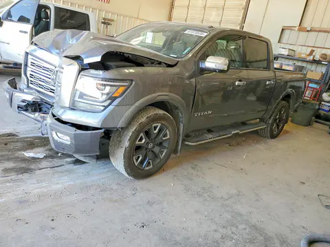 1N6AA1ED0MN511104 — 2021 Nissan Titan, Передняя часть (Front End), фото до ремонта