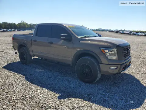 2021 Nissan Titan Pro-4X VIN 1N6AA1ED6MN537156 фото 4