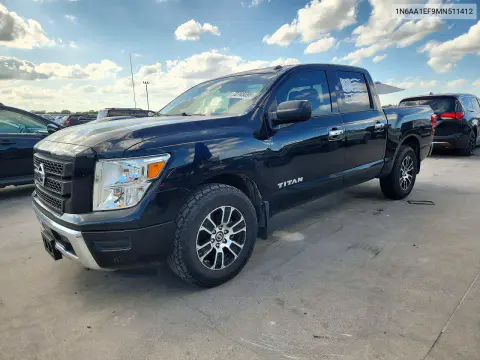 1N6AA1EF9MN511412 — 2021 Nissan Titan, Мелкие вмятины и царапины, фото до ремонта