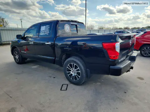 2021 Nissan Titan Sv VIN 1N6AA1EF9MN511412 фото 2