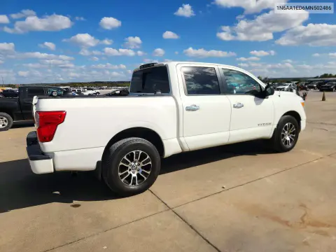 2021 Nissan Titan VIN 1N6AA1ED6MN502486 фото 3