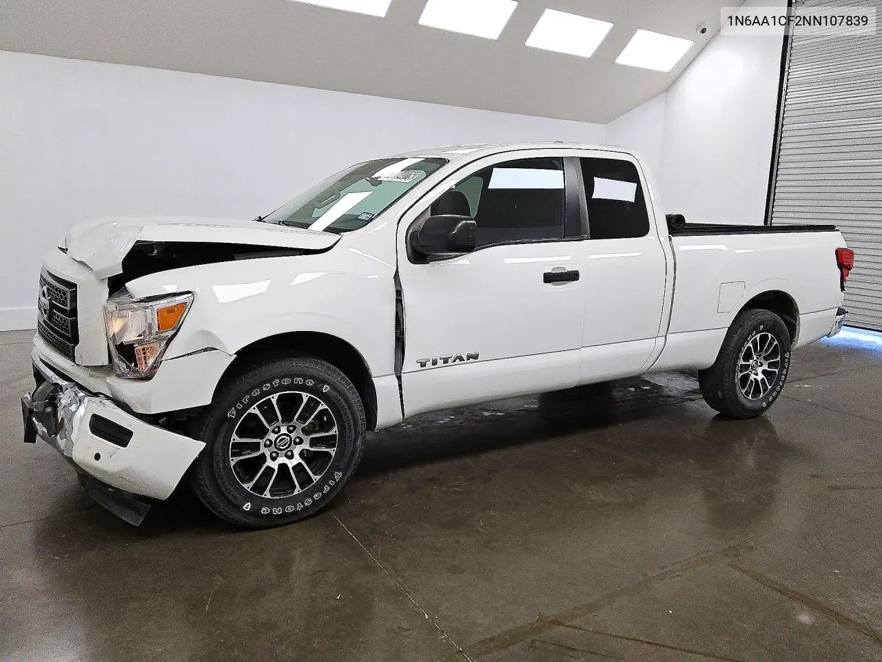 2022 Nissan Titan Sv VIN 1N6AA1CF2NN107839 фото 1