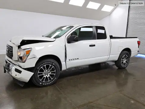 1N6AA1CF2NN107839 — 2022 Nissan Titan, Повреждение корпуса, фото до ремонта