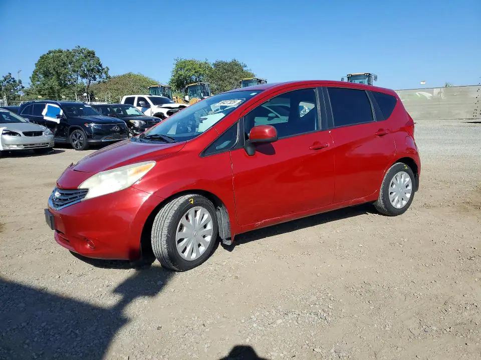 3N1CE2CP7EL358793 Nissan Versa NOTE 2014 — повреждение Передняя часть, фото до ремонта