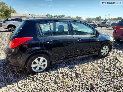 2007 Nissan Versa 1.8 S VIN 3N1BC13E67L352948 фото 3