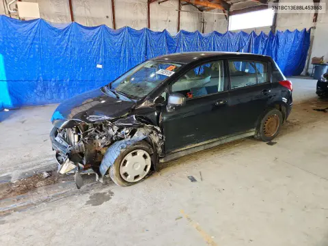 3N1BC13E88L453863 — 2008 Nissan Versa, Передняя часть, фото до ремонта