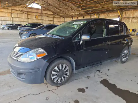 3N1BC13E88L427196 — 2008 Nissan Versa, Задняя часть, фото до ремонта