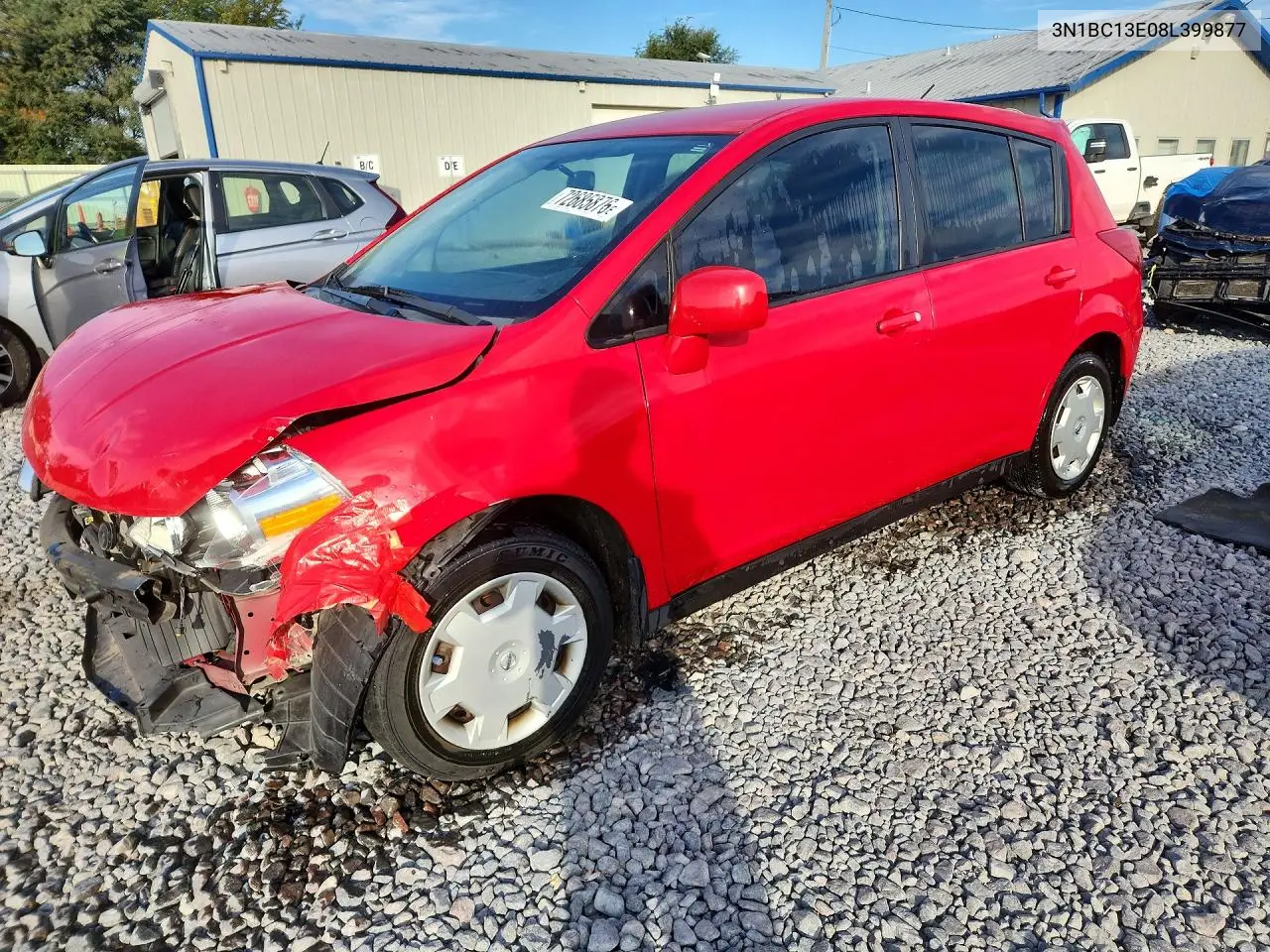 2008 Nissan Versa 1.8 S VIN 3N1BC13E08L399877 фото 1