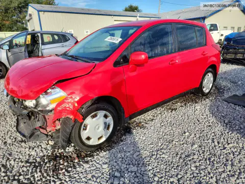 3N1BC13E08L399877 — 2008 Nissan Versa, Передняя часть, фото до ремонта