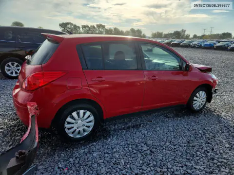 2008 Nissan Versa 1.8 S VIN 3N1BC13E08L399877 фото 3