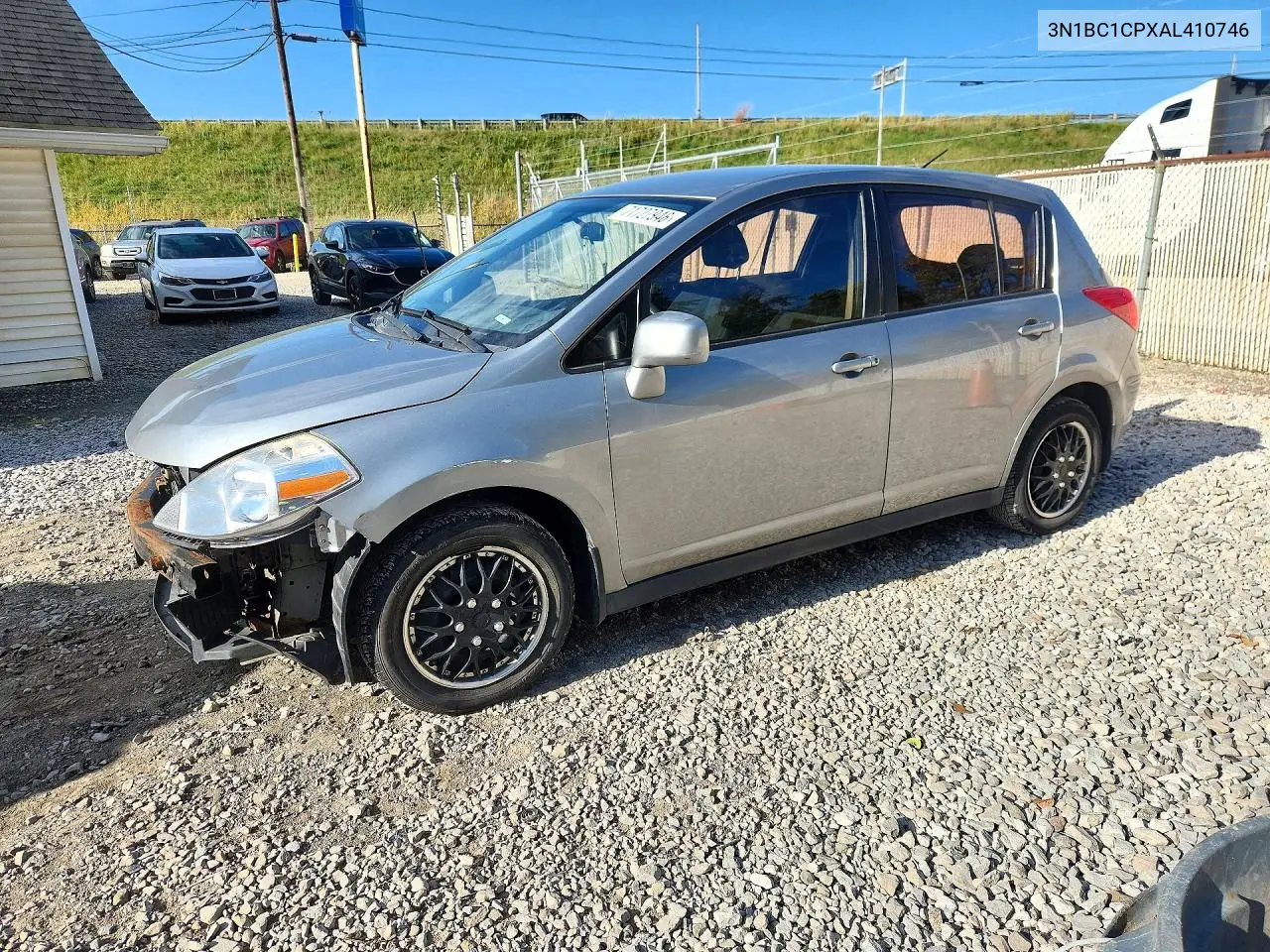 2010 Nissan Versa 1.8 S VIN 3N1BC1CPXAL410746 фото 1