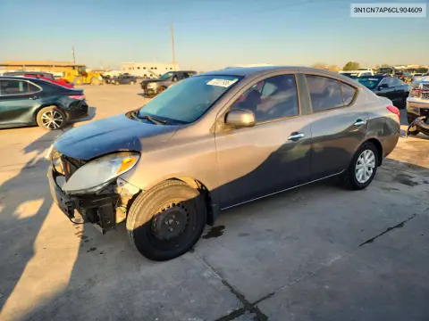 3N1CN7AP6CL904609 — 2012 Nissan Versa, Передняя часть, фото до ремонта