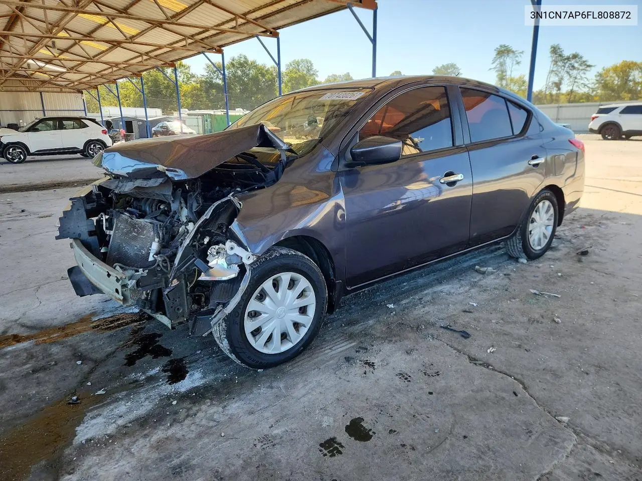 2015 Nissan Versa 1.6 Sv VIN 3N1CN7AP6FL808872 фото 1
