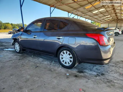 2015 Nissan Versa 1.6 Sv VIN 3N1CN7AP6FL808872 фото 2