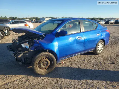 3N1CN7AP5FL834783 — 2015 Nissan Versa, Передняя часть, фото до ремонта