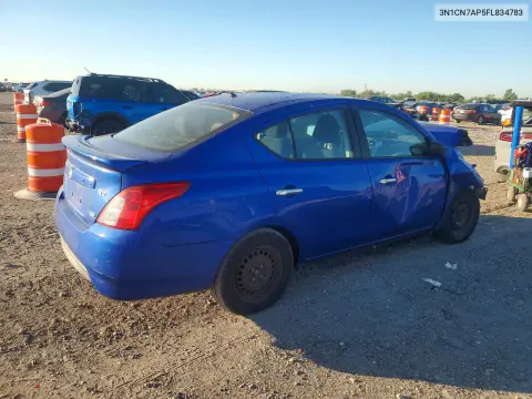 2015 Nissan Versa 1.6 Sv VIN 3N1CN7AP5FL834783 фото 3