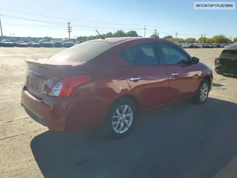 2015 Nissan Versa 1.6 Sv VIN 3N1CN7AP1FL829886 фото 3