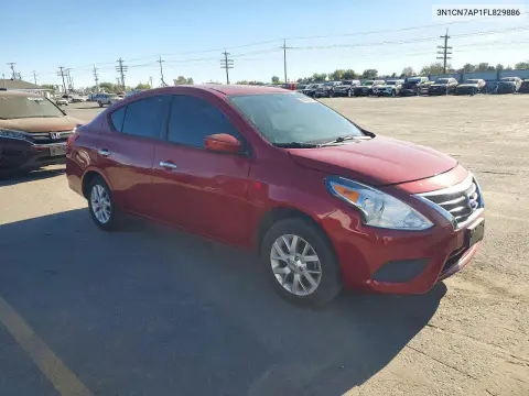 2015 Nissan Versa 1.6 Sv VIN 3N1CN7AP1FL829886 фото 4