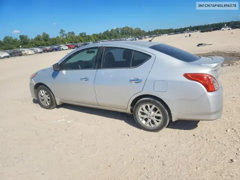2016 Nissan Versa 1.6 Sv VIN 3N1CN7AP4GL896578 фото 2