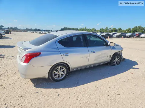 2016 Nissan Versa 1.6 Sv VIN 3N1CN7AP4GL896578 фото 3