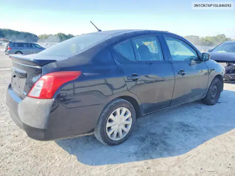 3N1CN7AP1GL846592 — 2016 Nissan Versa, фото 3 с аукциона Copart, Передняя часть