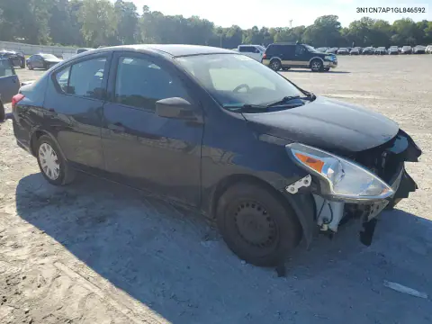 3N1CN7AP1GL846592 — 2016 Nissan Versa, фото 4 с аукциона Copart, Передняя часть