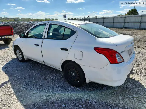 2016 Nissan Versa 1.6 S VIN 3N1CN7AP5GL917115 фото 2