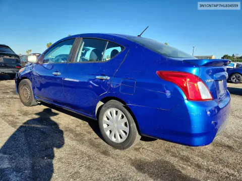 2017 Nissan Versa 1.6 Sv VIN 3N1CN7AP7HL834559 фото 2