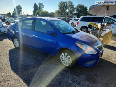 2017 Nissan Versa 1.6 Sv VIN 3N1CN7AP7HL834559 фото 4