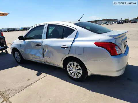 2017 Nissan Versa 1.6 S Plus VIN 3N1CN7AP5HL849948 фото 2