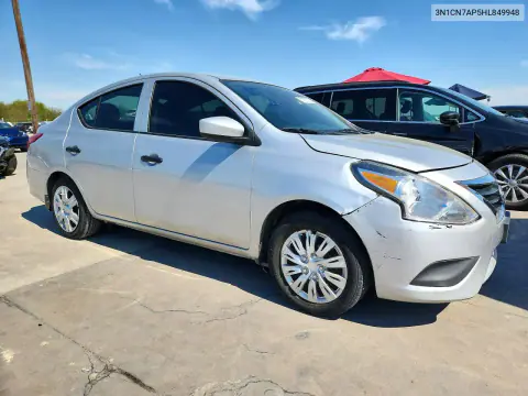2017 Nissan Versa 1.6 S Plus VIN 3N1CN7AP5HL849948 фото 4