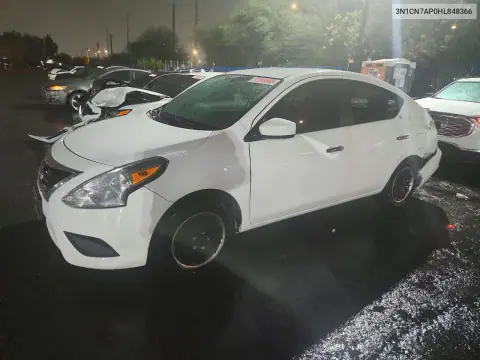 3N1CN7AP0HL848366 — 2017 Nissan Versa, Задняя часть, фото до ремонта