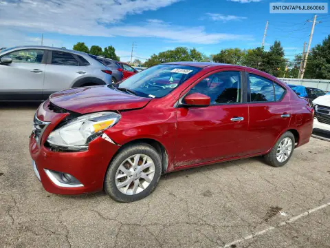 3N1CN7AP6JL860060 — 2018 Nissan Versa, Передняя часть, фото до ремонта