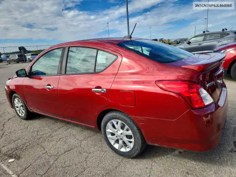 2018 Nissan Versa Sv VIN 3N1CN7AP6JL860060 фото 2