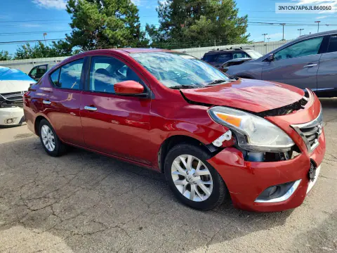 2018 Nissan Versa Sv VIN 3N1CN7AP6JL860060 фото 4