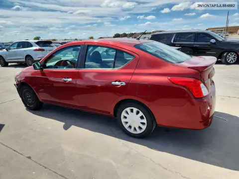 2018 Nissan Versa Sv VIN 3N1CN7AP3JL884882 фото 2