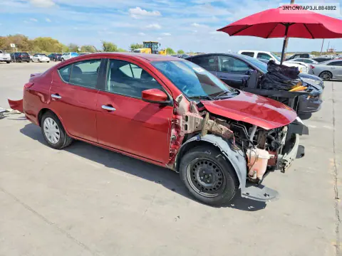 2018 Nissan Versa Sv VIN 3N1CN7AP3JL884882 фото 4