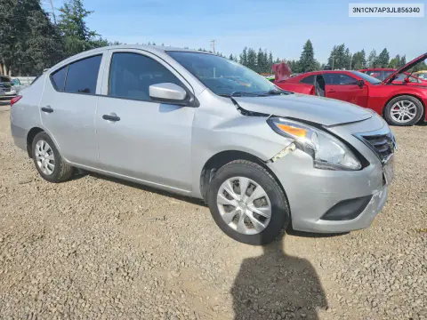 2018 Nissan Versa S Plus VIN 3N1CN7AP3JL856340 фото 4