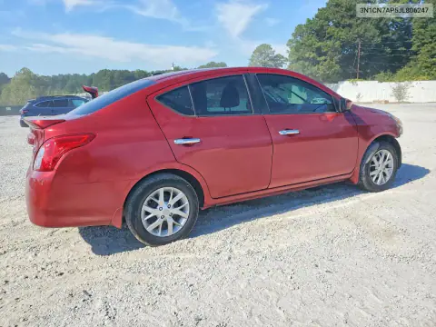 2018 Nissan Versa Sv VIN 3N1CN7AP5JL806247 фото 3