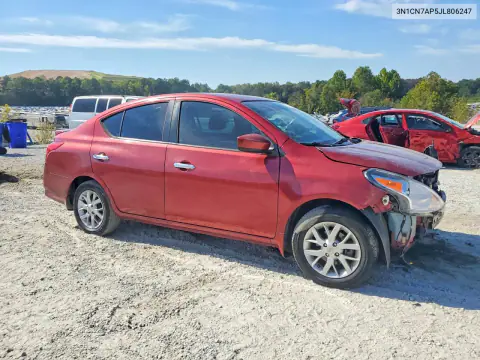 2018 Nissan Versa Sv VIN 3N1CN7AP5JL806247 фото 4