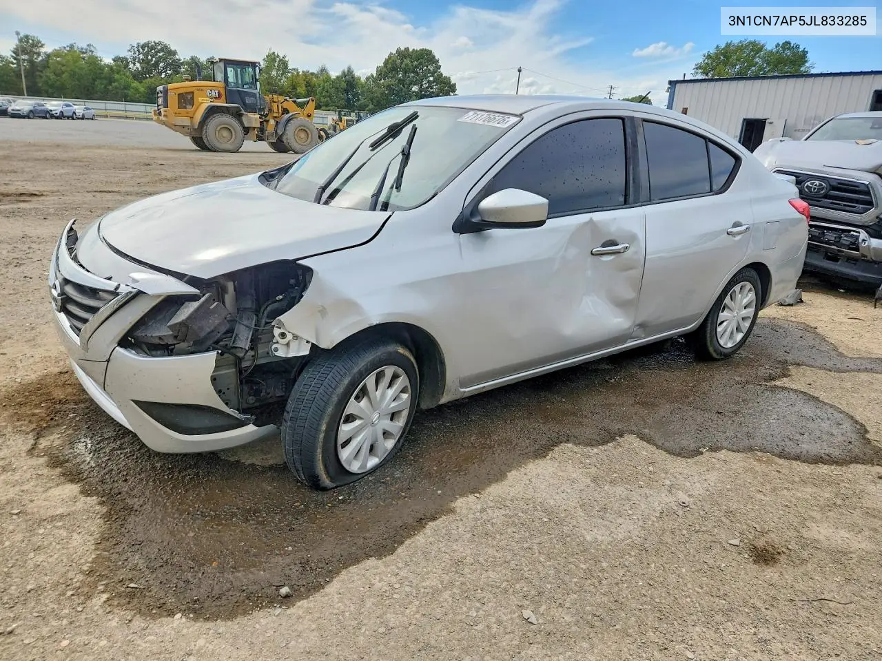 2018 Nissan Versa Sv VIN 3N1CN7AP5JL833285 фото 1