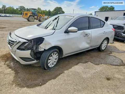 3N1CN7AP5JL833285 — 2018 Nissan Versa, Передняя часть, фото до ремонта