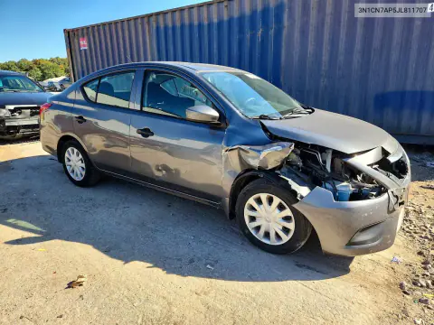 2018 Nissan Versa S VIN 3N1CN7AP5JL811707 фото 4