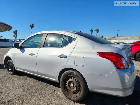 2018 Nissan Versa Sv VIN 3N1CN7AP1JL881561 фото 2