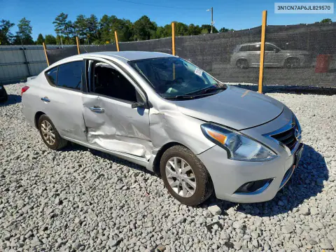 2018 Nissan Versa Sv VIN 3N1CN7AP6JL829570 фото 4