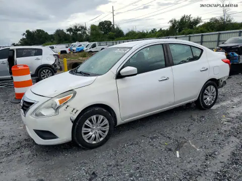 3N1CN7AP1JL844168 — 2018 Nissan Versa, Задняя часть, фото до ремонта