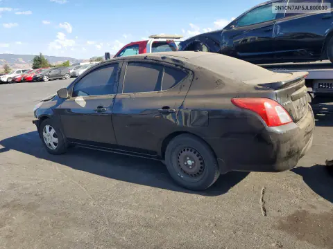 2018 Nissan Versa S Plus VIN 3N1CN7AP5JL800030 фото 2