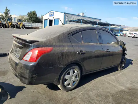 2018 Nissan Versa S Plus VIN 3N1CN7AP5JL800030 фото 3