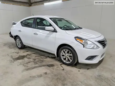 2019 Nissan Versa Sv VIN 3N1CN7AP1KL812550 фото 4