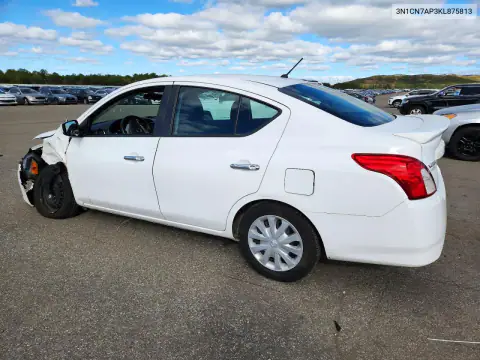 3N1CN7AP3KL875813 — 2019 Nissan Versa, фото 2 с аукциона Copart 19.10.2026, Передняя часть